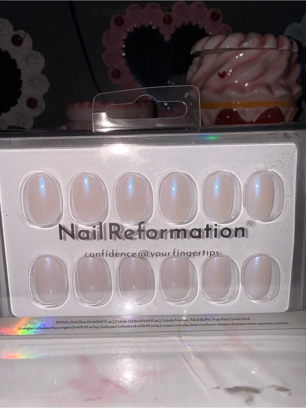 Nail Reformation Sheer Iridescent Press-On Nails